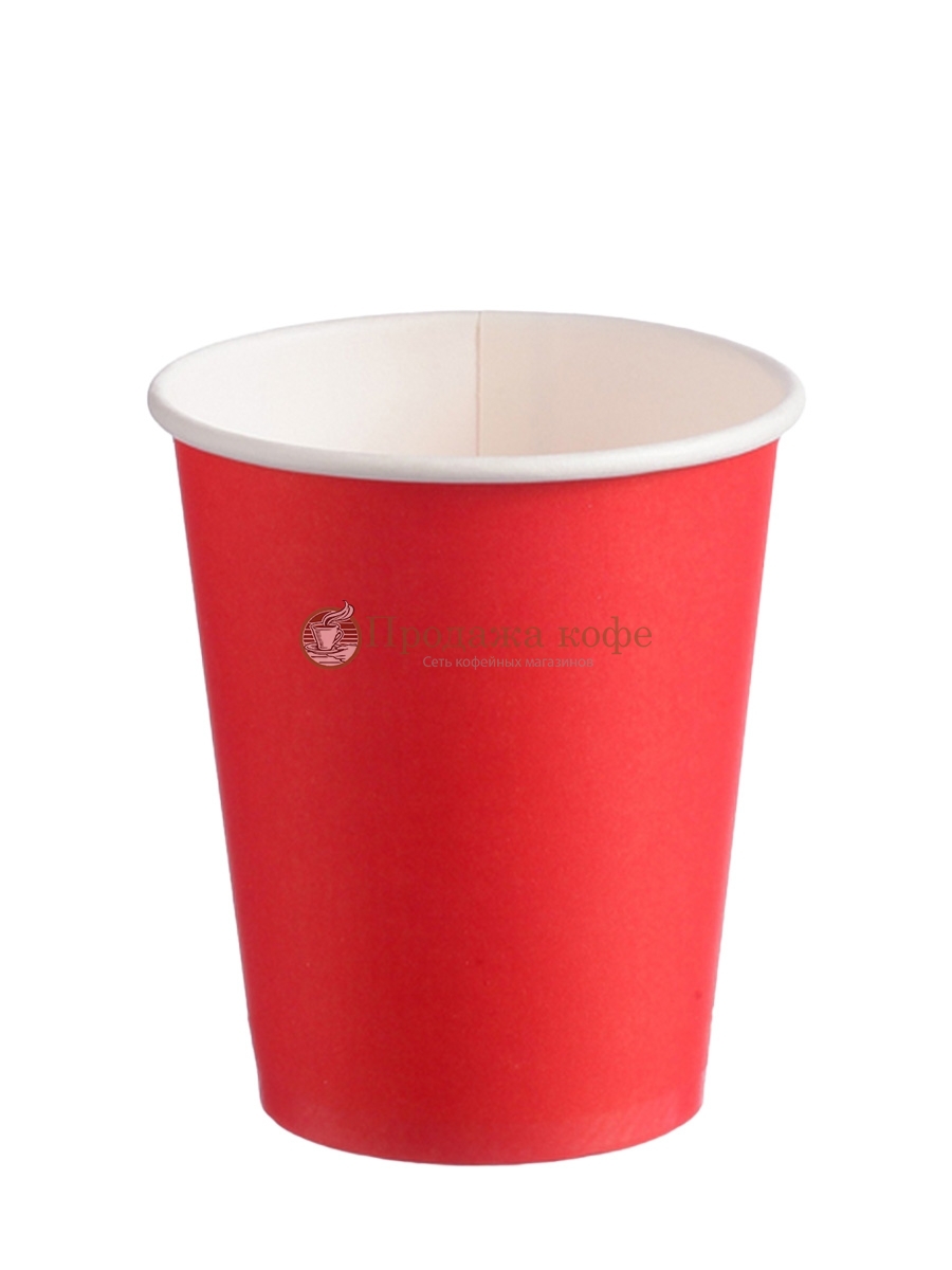 Стакан бумажный Формация для горячих напитков RED, 250 мл, 75 шт./упак.