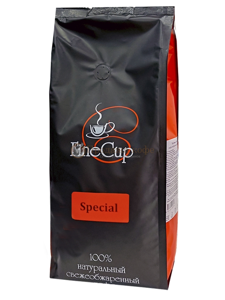 Кофе в зернах Fine Cup Spesial (Файн Кап Спешиал) 1 кг, пакет с клапаном